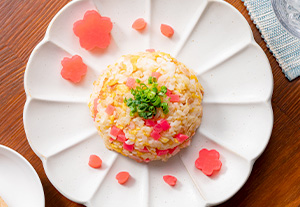 さくら大根チャーハン